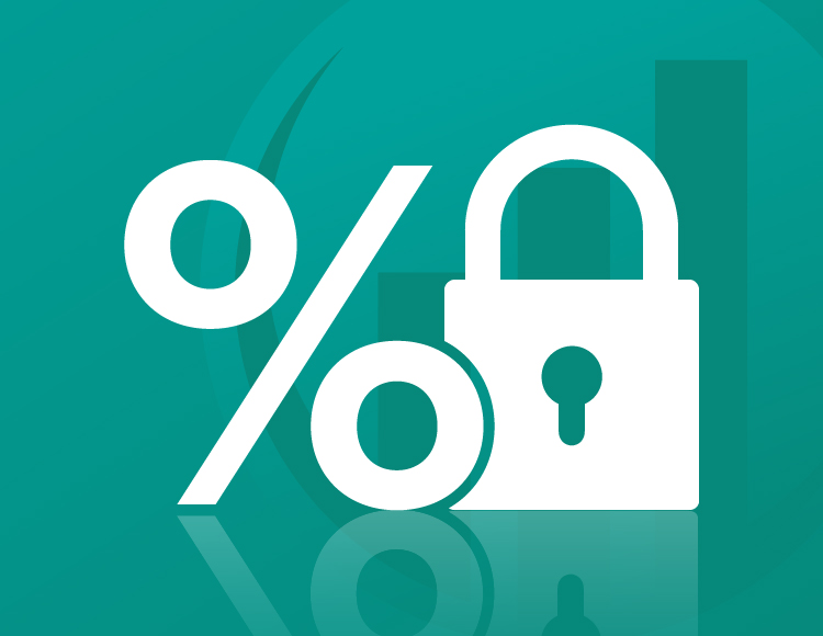 Locked Interest Rates - Safe returns icon